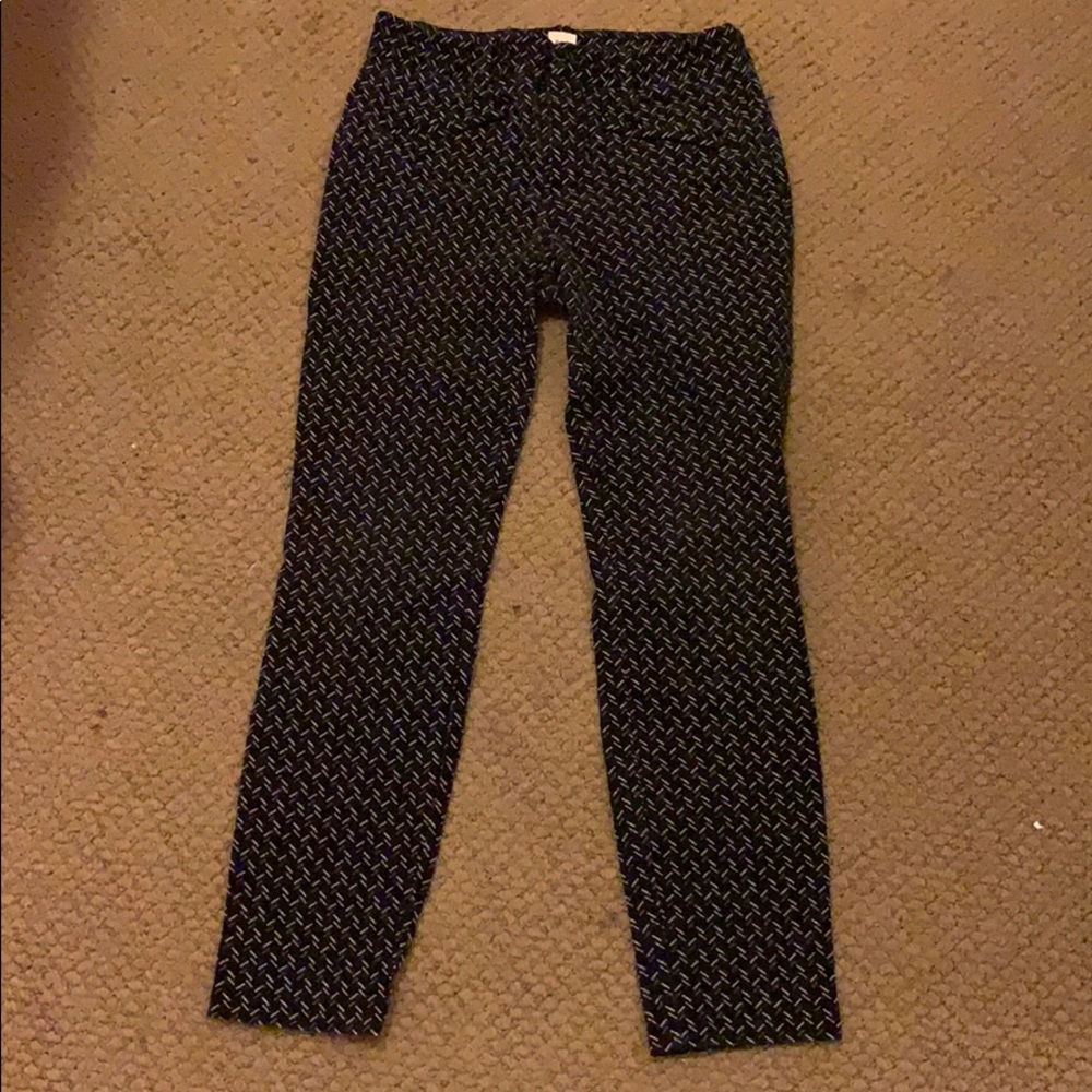 funky patterned pants